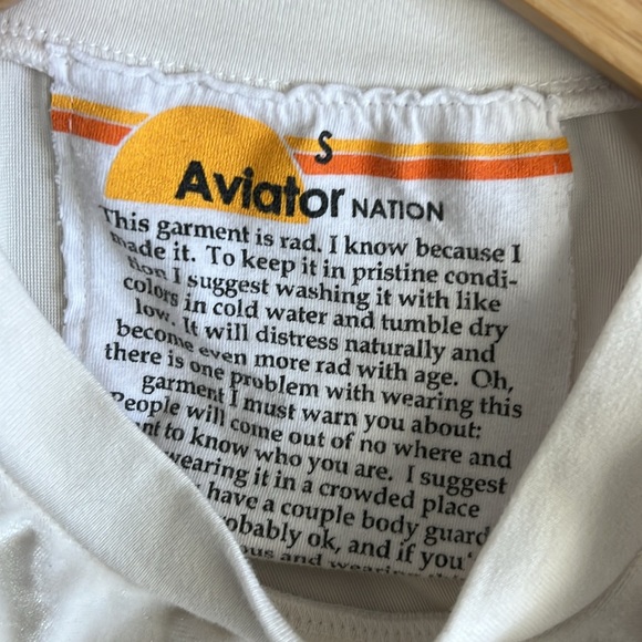 Aviator Nation Classic Velvet Relaxed Sweatshirt - Picture 3 of 5